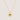 Velvet Moon Astra Horoscope Necklace in gold featuring the Aquarius zodiac symbol.