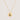 Velvet Moon Astra Spirit Necklace in gold featuring an engraved Capricorn sea-goat zodiac design.