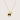 Velvet Moon Astra Spirit + Initial Necklace in gold featuring an engraved Gemini twins zodiac design and a personalized initial charm.